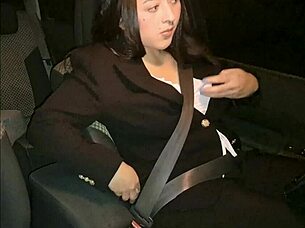 Caught Masturbating In The Car By Security!