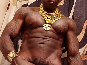 i worship that huge bbc, jerking it off until he cums all over me. hallelujah johnson is my prophet