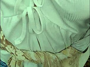 viral teacher walks without bra on public road playing with tits