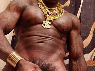 i worship that huge bbc, jerking it off until he cums all over me. hallelujah johnson is my prophet