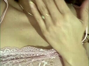 beautiful latina shows off lingerie and masturbates for fan