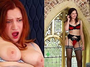 two british teens give their teacher a handjob