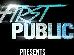 Nasty brunette craves all cocks in public threesome with monster dick