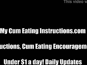 Caught snooping? Get punished with humiliating jerk off instructions from your femdom mistress in this POV fetish session.