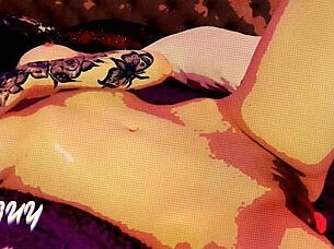 girl masturbates with big tits 😘