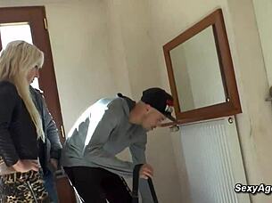 want to see this busty blonde mature get dp pounded?