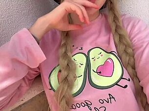 My neighbor was watching me while i was squirting very horny in my garden