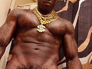 i worship that huge bbc, jerking it off until he cums all over me. hallelujah johnson is my prophet