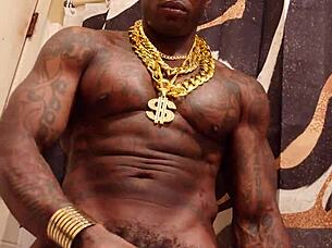 i worship that huge bbc, jerking it off until he cums all over me. hallelujah johnson is my prophet