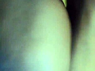 Naughty ebony lets stranger cum in her tight pussy