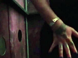 milf sucking cocks at outdoor gloryhole