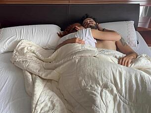 morning sex with a beautiful redhead teen, contrasting her perfect body with early slaps