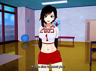 Team Rwby Engages In Intense Workout Session With Creampie