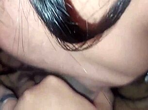 my mouth catches his huge explosive cumshot