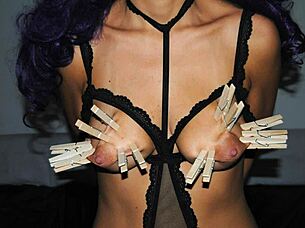 Tied up amateurs explore rough bondage