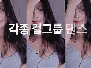 korean girl dances and interacts with guys