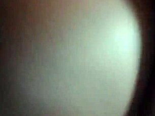 Naughty ebony lets stranger cum in her tight pussy