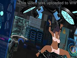 vr experience with woman using dildos and fingering