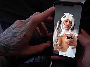 Naughty weeb allows filling her hole in homemade scene