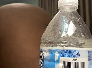 Ebony fat ass gets creampie, feeling so emotional.