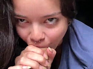 intensely sucking ragnar blanc's cock in deepthroat handjob