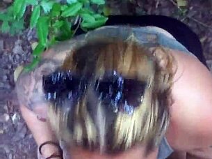 First time to have sex in the woods