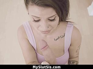 My Stepsister Little 18+ Hesitant At First But She Later Enjoys Being Nailed - Myslutsis