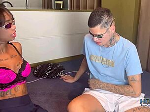 Licking Her Big Pussy Before Dancing