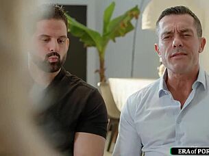 shalina devine gives busty milf counseling with anal and double penetration