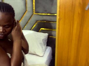 Wow, this thick black girl loves making big cocks cum with her mouth and ass!