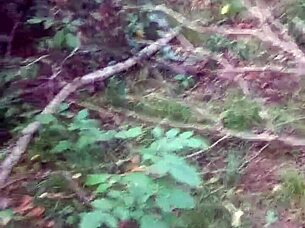 First time to have sex in the woods