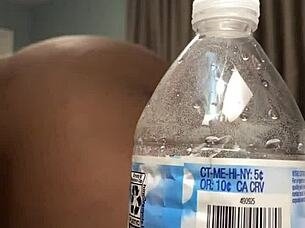 Ebony fat ass gets creampie, feeling so emotional.