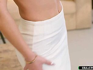 shalina devine gives busty milf counseling with anal and double penetration