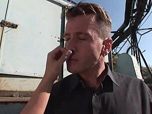 simone peach engages in public flashing while wearing stockings in budapest