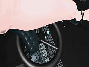 vr experience with woman using dildos and fingering