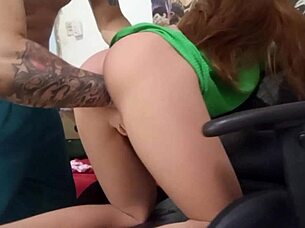 Stepdaughter Squirts From Sex Toy.