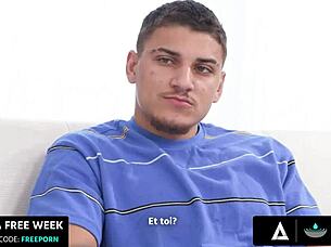 Nuru Massage - Foreign Student Fucks Roommate