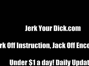 Jerk It For Cheerleader Carmen Joi, Follow Her Humiliating Instructions