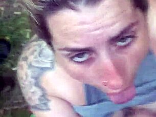 First time to have sex in the woods