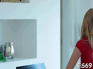 the wench rides her dick in a rough contest for orgasm