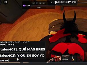 sexy puta diabla serves her master with assfucking for cum reward