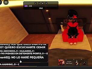 sexy puta diabla serves her master with assfucking for cum reward