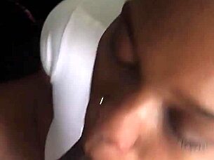 Sucking That Big Black Cock With Slutty Intensity