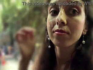 cum on face in public locker room and cumwalk at waterfall?