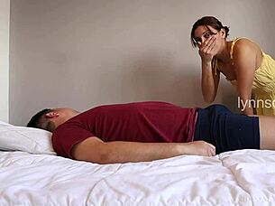 stepdad confused his stepdaughter with her wife and fucks her by accident slut wanted it bad