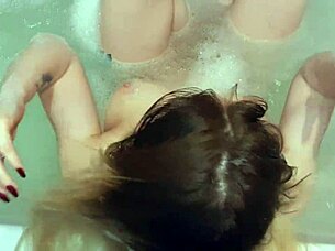 Jerk Off In Bathroom Cum On Hair!