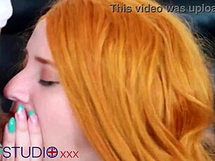 British Redhead Victoria Greene Sucks, Fucks, And Swallows Cum!