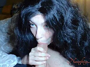 Step-Mom Blows Me Hard While Nightwalking.