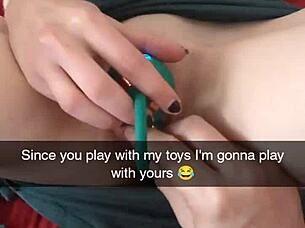 real cheating neighbor richelle rose humiliates nerd with monster cock on snapchat 😈