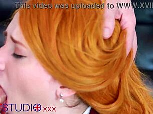 British Redhead Victoria Greene Sucks, Fucks, And Swallows Cum!